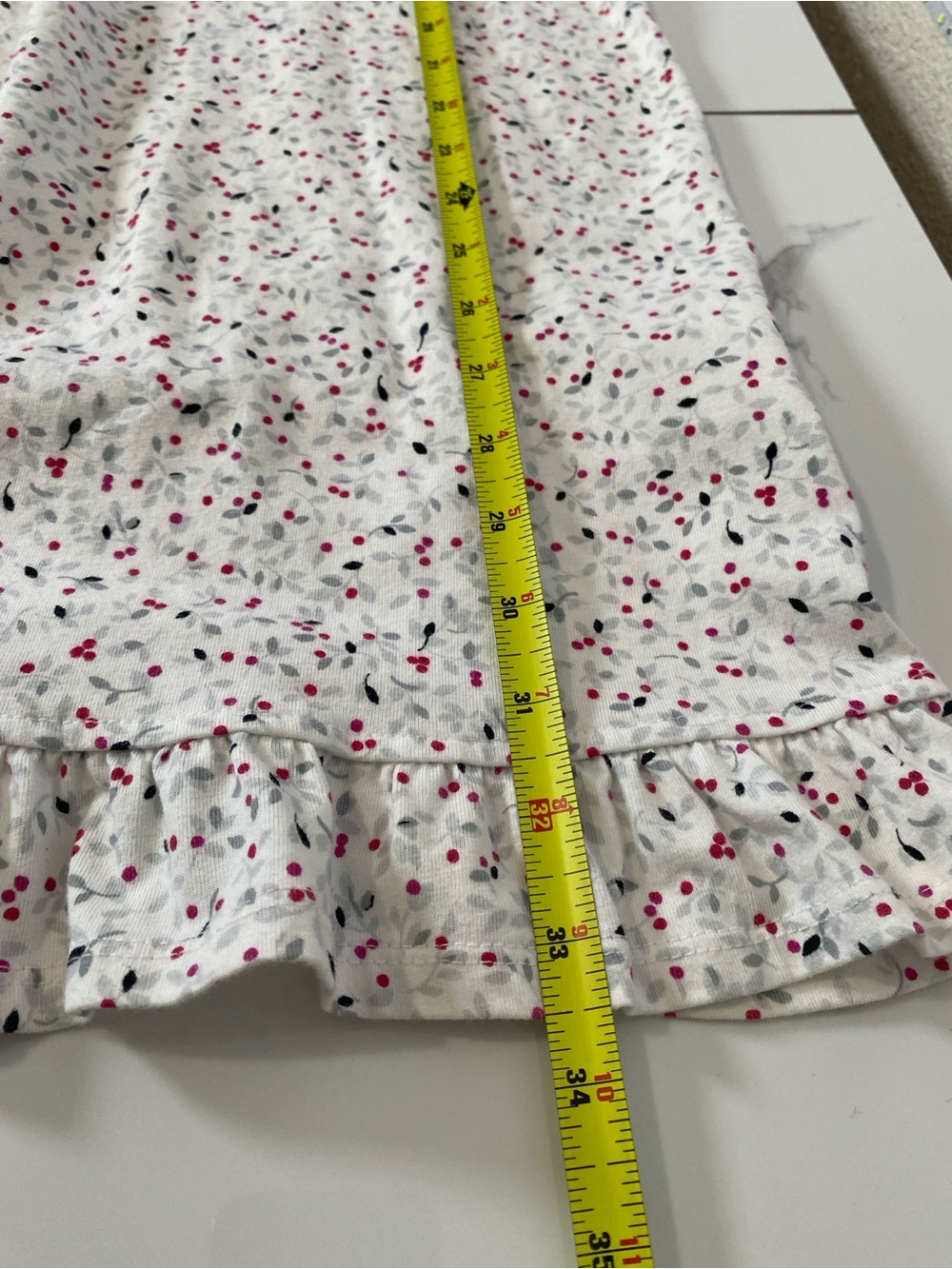Eileen West Cream Floral Button-Front Nightshirt - Picture 9 of 9